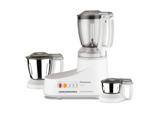 Panasonic Super Mixer Grinder AC MX-AC300-H 550-Watt with 3 Jars