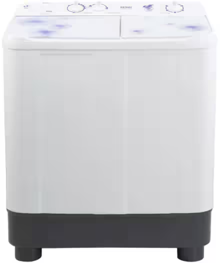 Haier 7.5 Kg Semi-Automatic Washing Machine With Toughened Glass HTW75 1159 FW