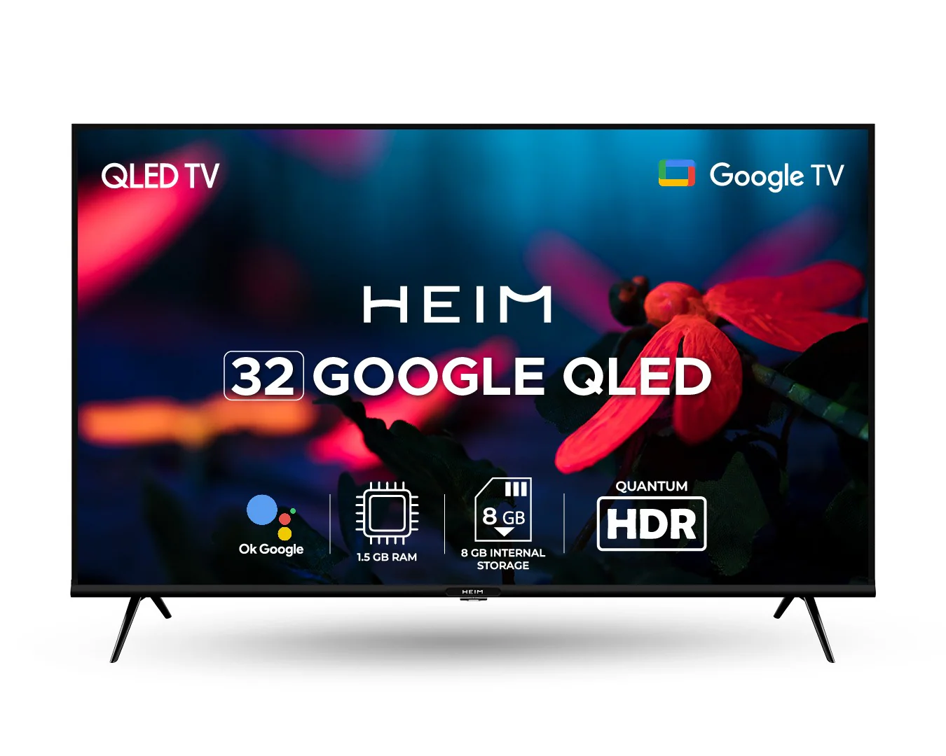 HEIM 80 cm (32 Inches) HD Ready Smart QLED TV